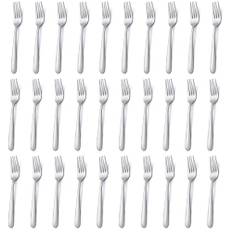 Gafflar, Funnydin 36-delars gaffelset i rostfritt stål (7,1"/18 cm), endast bestickgafflar, diskmaskinssäkra, middagsgaffel/bordsgaffel/kakgaffel/dessertgaffel för hemmakök och restaurang