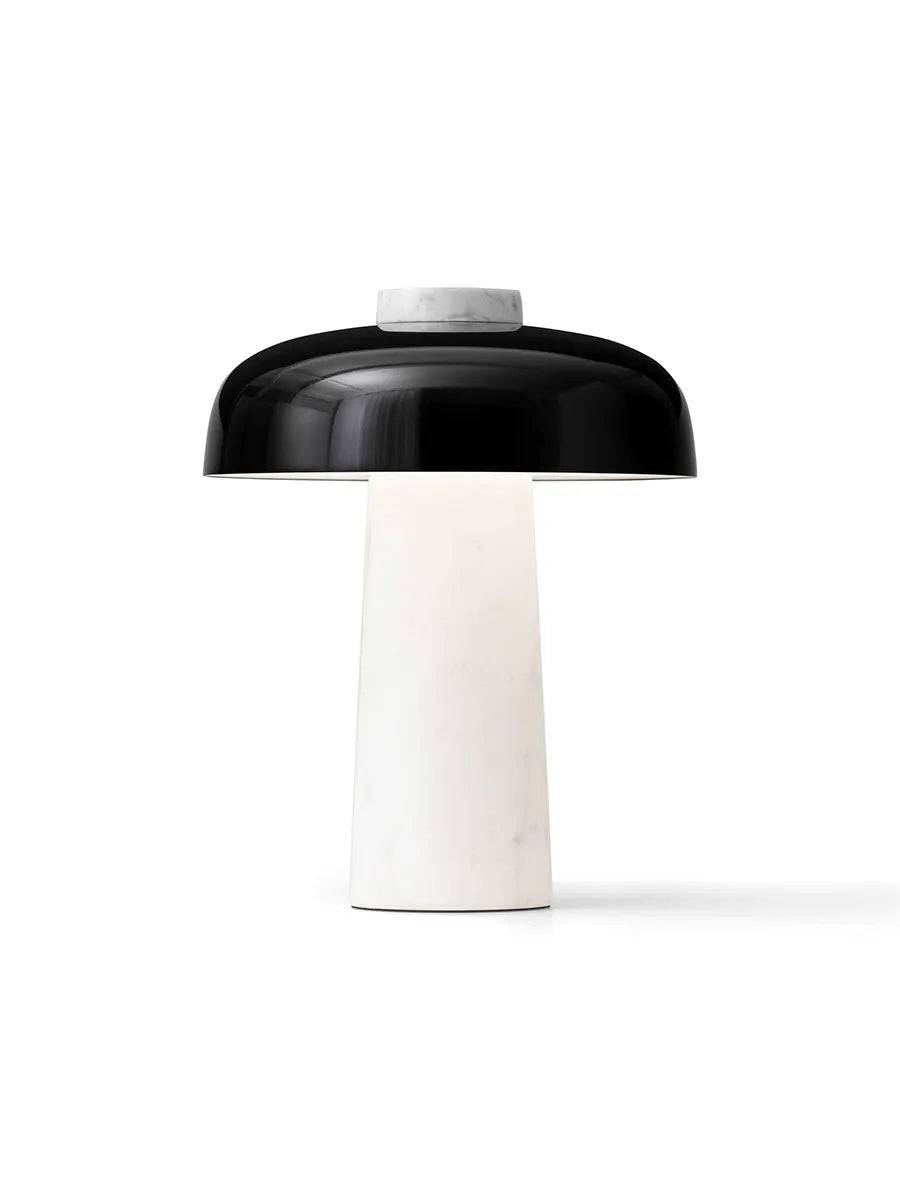 Reverse Table Lamp, carrara black fra Audo Copenhagen - Jacobsen Plus