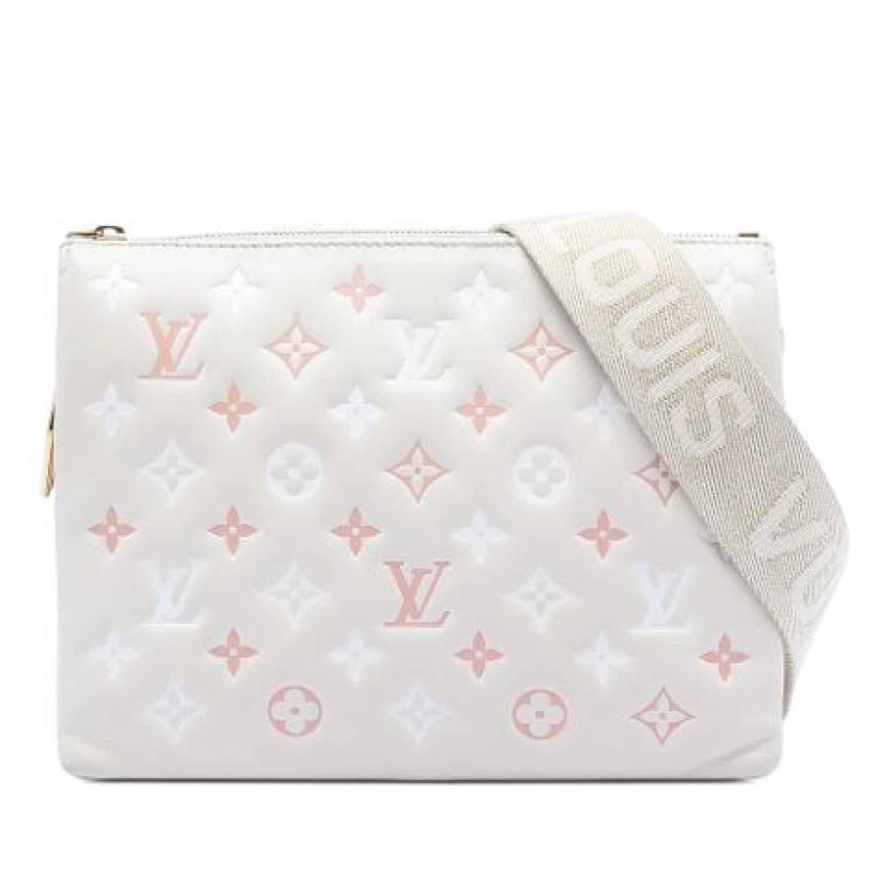 Louis Vuitton Vintage Pre-owned Coussin Skuldertaske - Vintage - Dame - Beige - ONE SIZE - Uld
