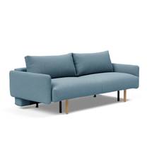 Innovation Frode Stem sovesofa - m. armlæn (573 Vivus Dusty Blue)