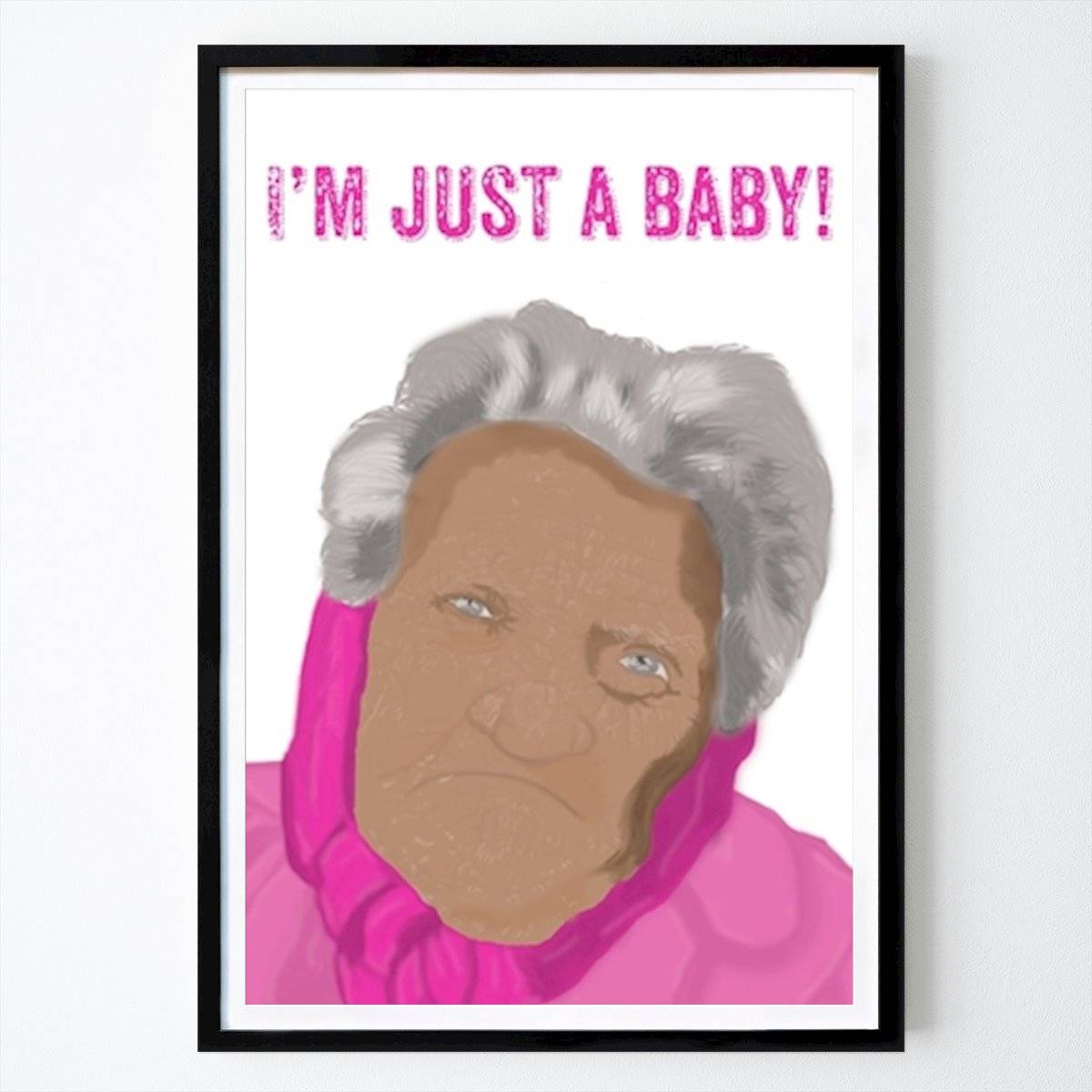 Människor & Porträtt Poster: I'm just a baby! av Alice Nielsen