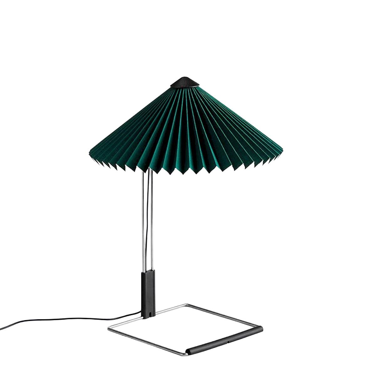 HAY Matin Bordlampe 300 - Small - Mirror Finish - Green