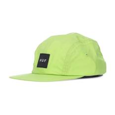 Huf, Accessoarer, Herr, ONE Size, Bomull, Platt skärm keps Essentials Box Logo - green (ONE SIZE)