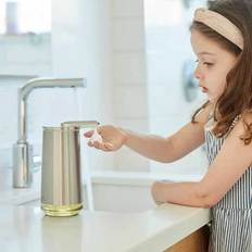 Automatisk skum sæbedispenser - Poleret stål