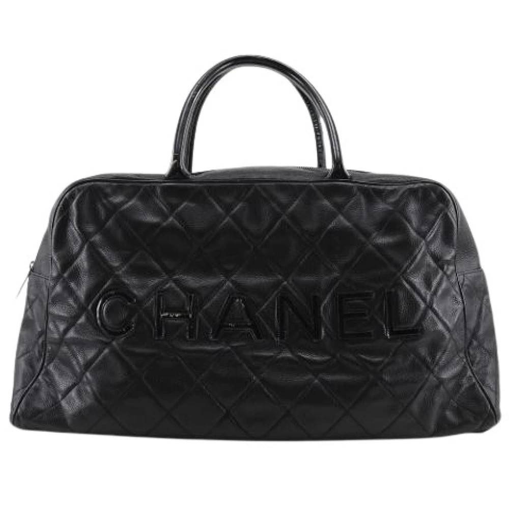 Chanel Vintage Pre-owned Weekend Bag - Vintage - Dame - Sort - ONE SIZE - Læder