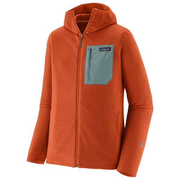 Patagonia R1 Air Full-Zip Hoody Fleecejacka Herr Storlek XS Färg röd