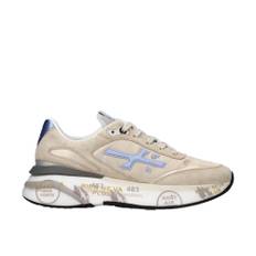 Premiata, Sko, Dame, Beige, 36 EU, Læder, Beige Sneakers med 4.5 cm Højde