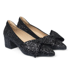 Angulus - Glitter Pump - 22-0182 - Sort - 38