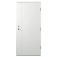 Ytterdörr Christina - utan glas 10x19 Vänsterhängd Vit NCS S0502-Y