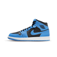 Air Jordan 1 Mid University Blue Black 42.5