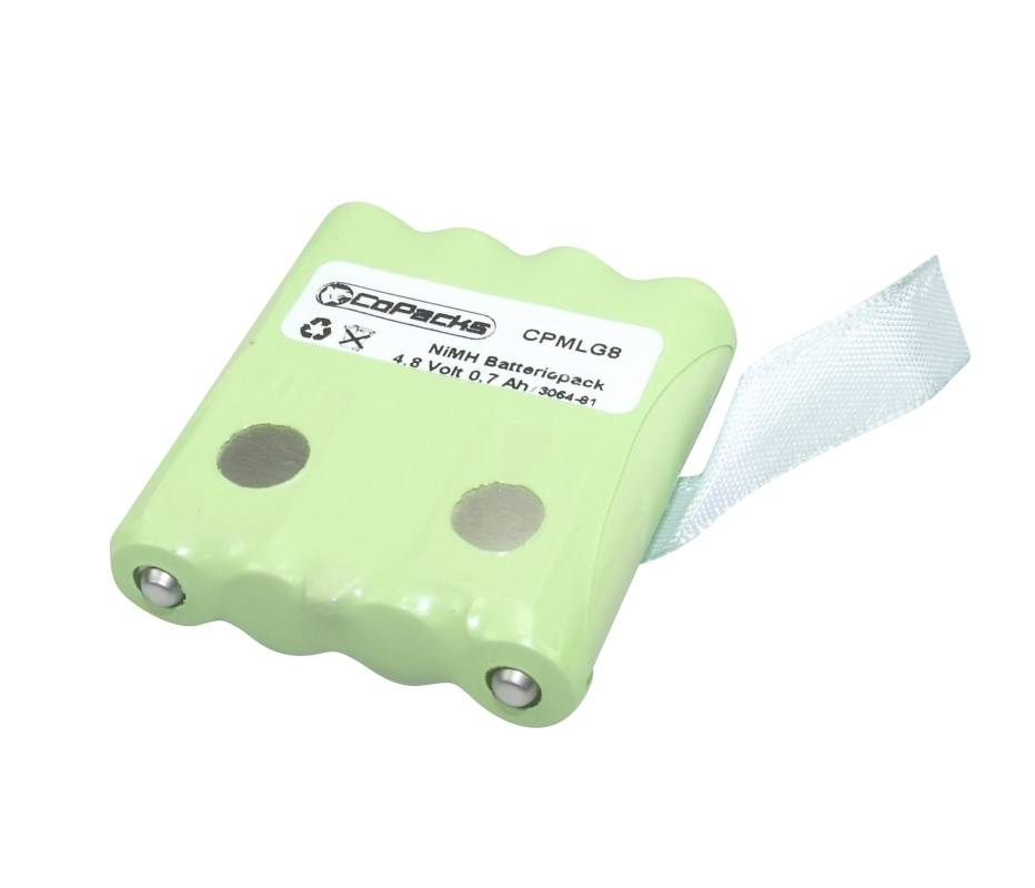 NiMH batteri til Midland 456R, G6, G8, M24.