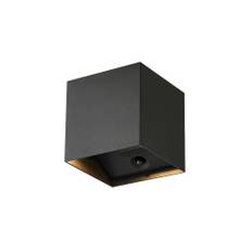 D'Lite LED Up & Down Vægbelysning Elingen Aluminium Sort 2.9W 170lm - 830 Varm Hvid | Batteridrevet - Lyssensor