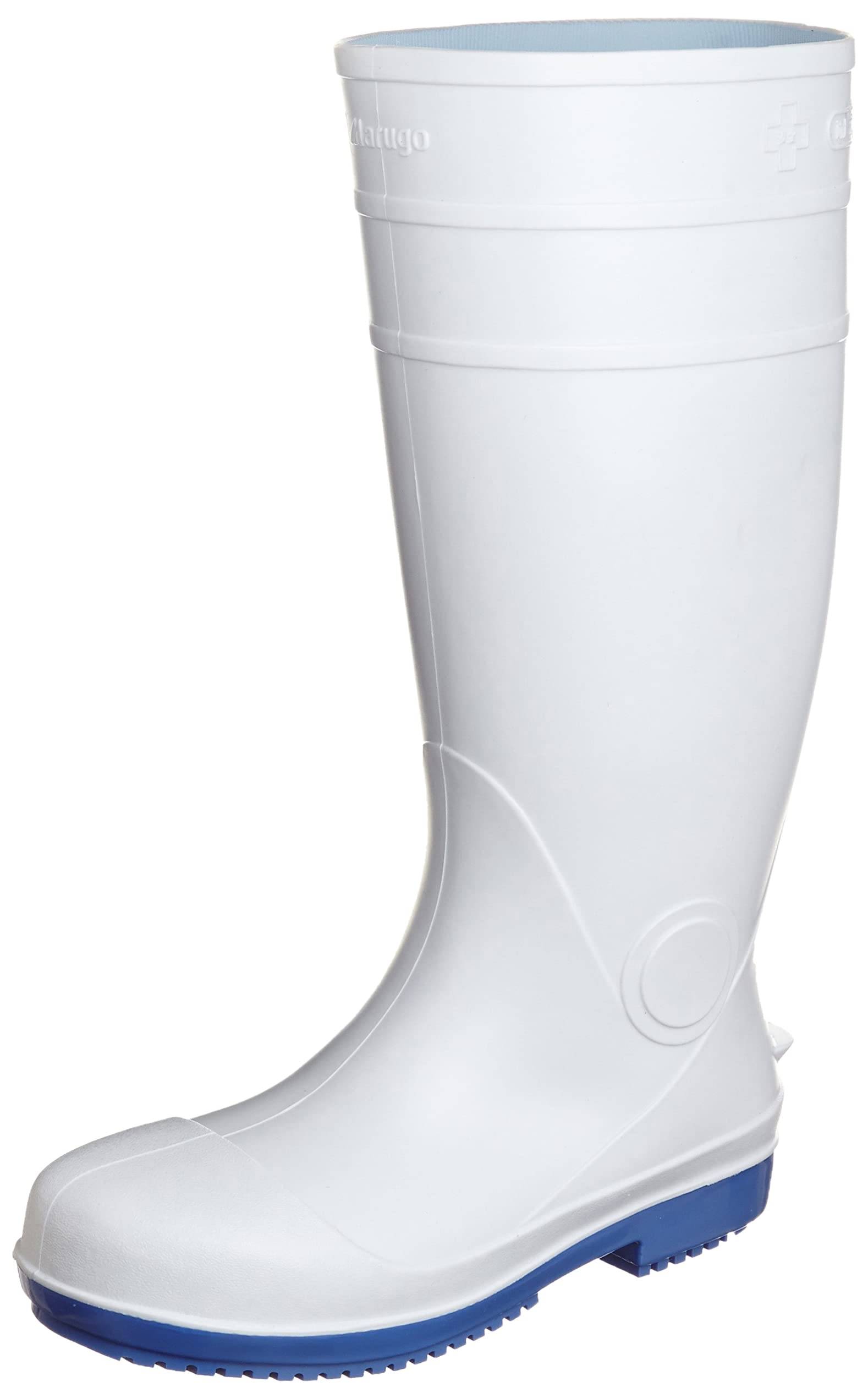 Margo Safety Pro Harks 910 Safety Steel Toe Size cm Boots, Hygienic, Cap, Oil-Resistant, Slip-Resistant, Unisex, Adult, White, 24.5 vit