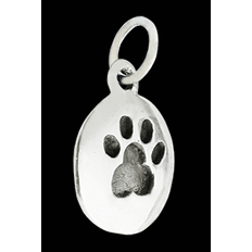 Hund halsband i Äkta silver. Tass smycke.