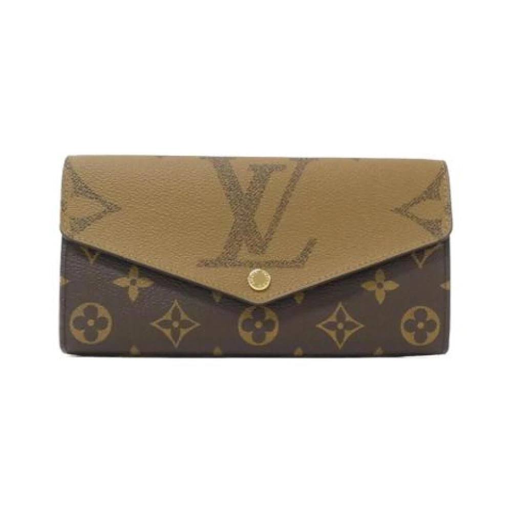 Louis Vuitton Vintage Pre-owned Lang pung (bi-fold) - Vintage - Dame - Brun - ONE SIZE -