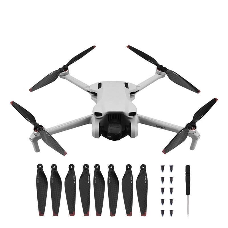 BRDRC 6030F Kolfiber Hopfällbara Propeller Prop Set 2 Par för DJI Mini 3 RC Drone Quadcopter