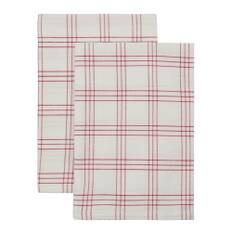 Nicolas Vahé - Chef kökshandduk 50x70 cm 2-pack röd/vit