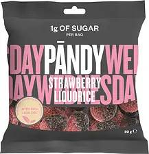 Pändy Strawberry Liquorice 50 g påse