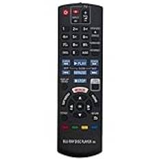 N2QAYB001147 Ersätt fjärrkontroll - N2QAYB001185 fjärrkontroll ersättning för Panasonic 4K Ultra HD Blu-RAY Player DMPUB300 DMPUB400 DPUB820 DP-UB820 DP-UB824 DP-UB300 DP-UB310 DP-UB4 DP-UB4 DP-UB4