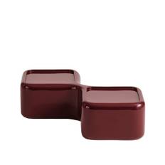NO GA Projects - Rectangular module table low table red - Soffbord - Willo Perron - Röd - Plast