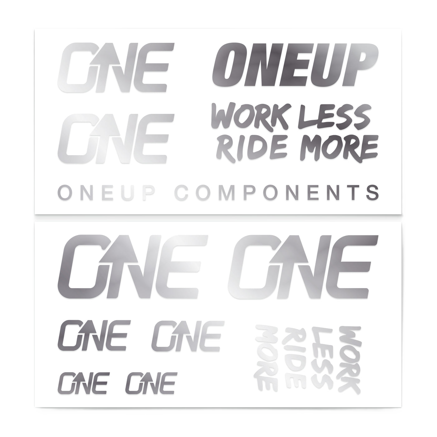 OneUp Decal Kit SILVER.