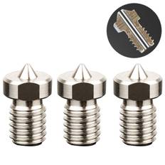 V5 V6 0,4mm nozzle 1 stk - Stainless steel