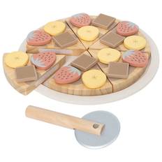 Dessertpizza Leksaksmat Trä