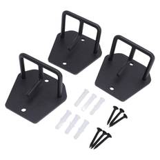 Exercise Band Wall Anchor Space Saving L Shaped Opening Metal Wall Mount Workout Anchor for Home