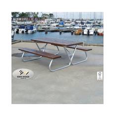 Picknickset EDEN WOOD Robust 180cm brun