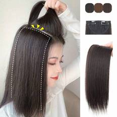 Syntetisk Clip In Hair Extensions Invisible Root Volumizer Rakt hår Clip-On-hårstycke, Toppförstärkande hårstoppning, Lägger till hårvolym för män och - Multifärgad