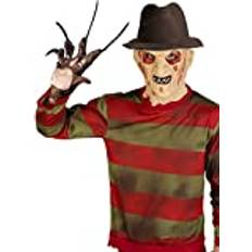 Funidelia | Freddy Krueger Hatt Terror på Elm Street för dam och herr Freddy, Skräckfilmer, Terror på Elm Street, Skräck - Accessoarer för vuxen, accessoarer för maskeraddräkter - Svart