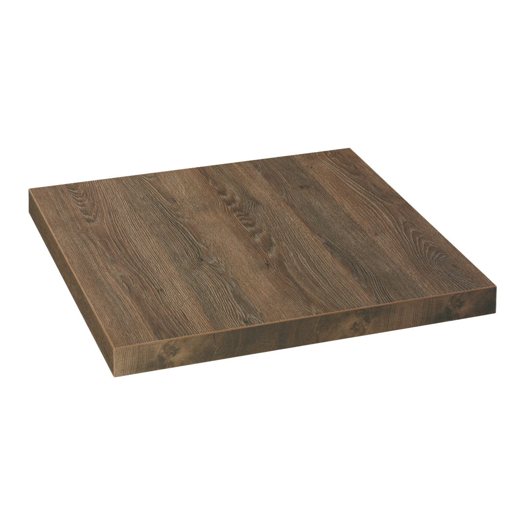 Havanna Oak bordplade firkantet DuroLight Woodstyle - 70x70 cm.