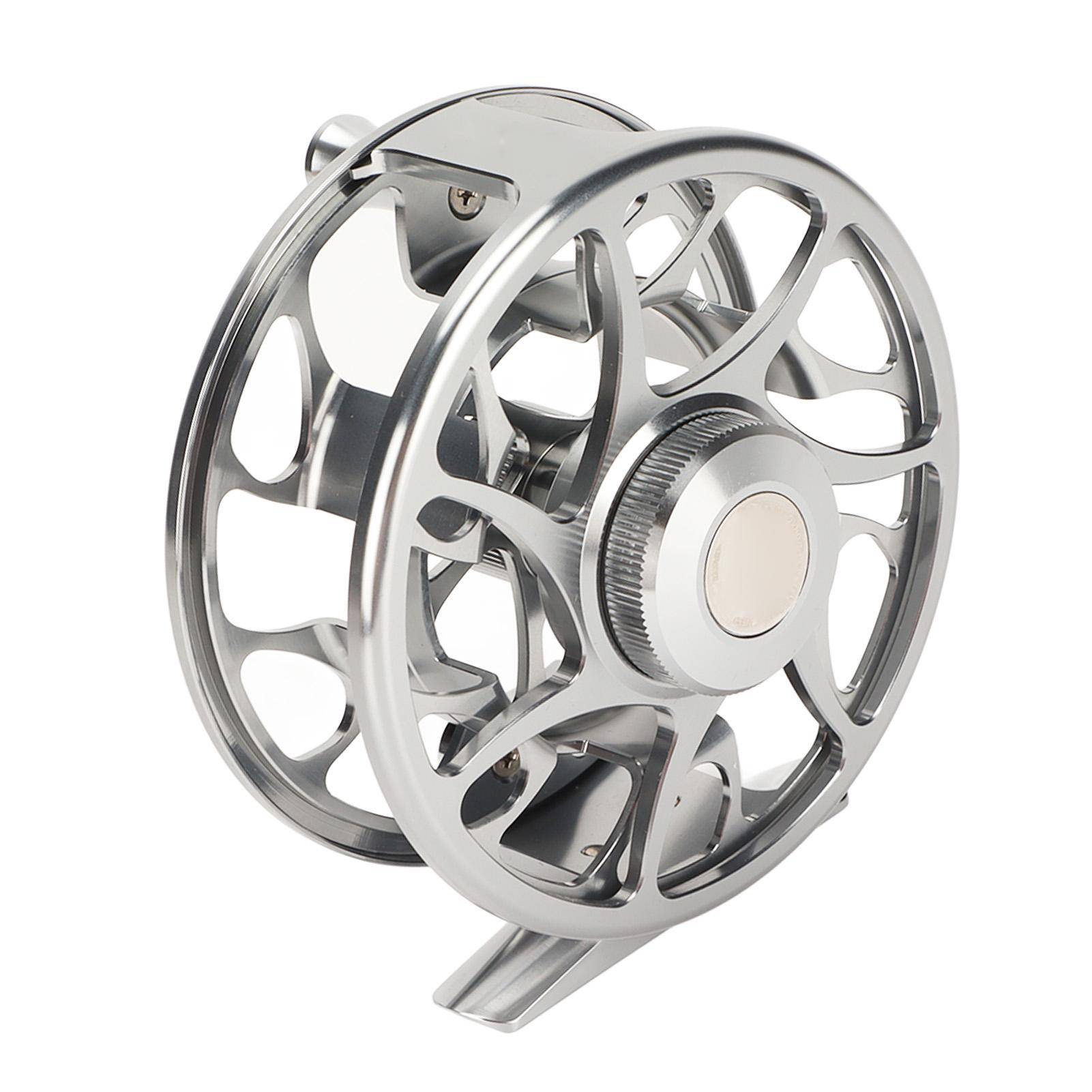 57 All Metal Fishing Reel Aluminum Alloy CNC Machined Fly Fishing Reel 1:1 Speed Ratio for