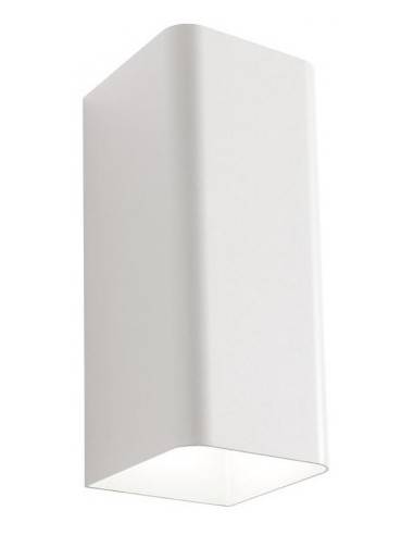 TAV Up-Down Væglampe i aluminium H24 cm 2 x 6W COB LED - Mat hvid