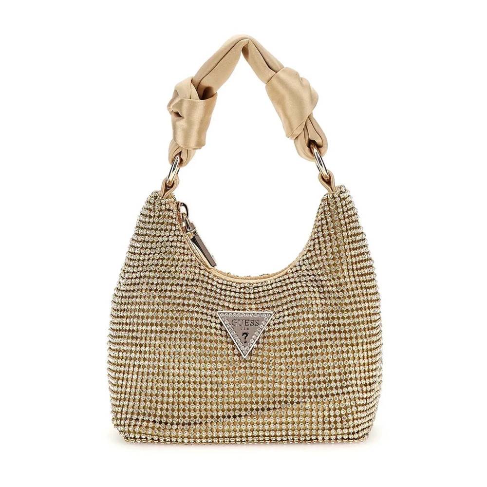 Guess Mini borsa a mano Lua Strass - Tasker - Dame - Gul - ONE SIZE - Uld