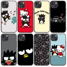 B-64 Bad Badtz Maru Black Case for Redmi 10A 10C 12C 13C 9A 9C 9T A3X Note 10 9 9S 10S iPhone 11 12 13 14 15 16 X XS Pro Max Mini 7 8 Plus XR Xiaomi Poco C51 4G heliotrop