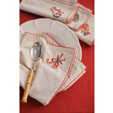Ellos Home - Serviet Gloria 4-pak - Beige - 40X40