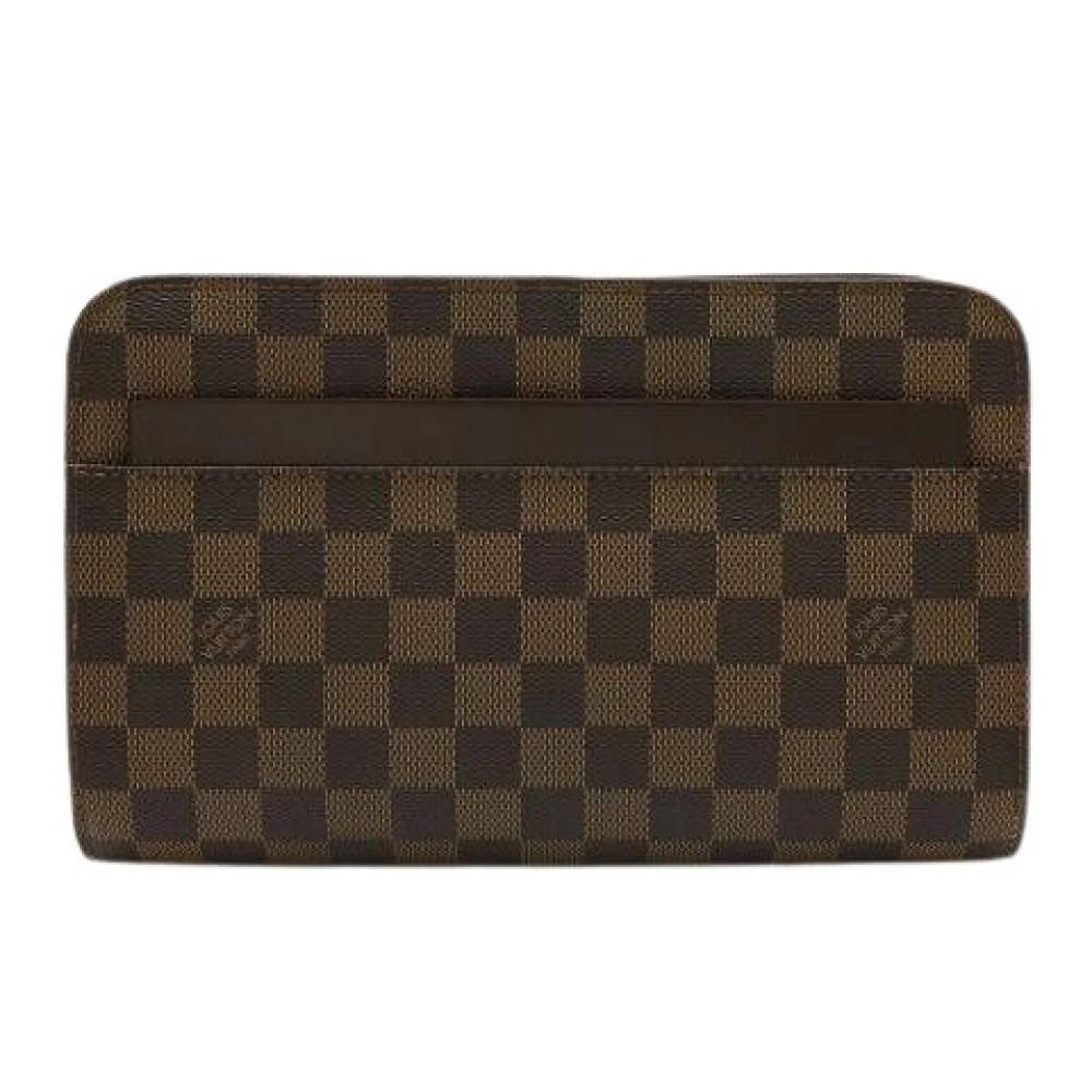 Louis Vuitton Vintage Pre-owned Damier Canvas Clutch Bag N51993 - Vintage - Herre - Brun - ONE SIZE -