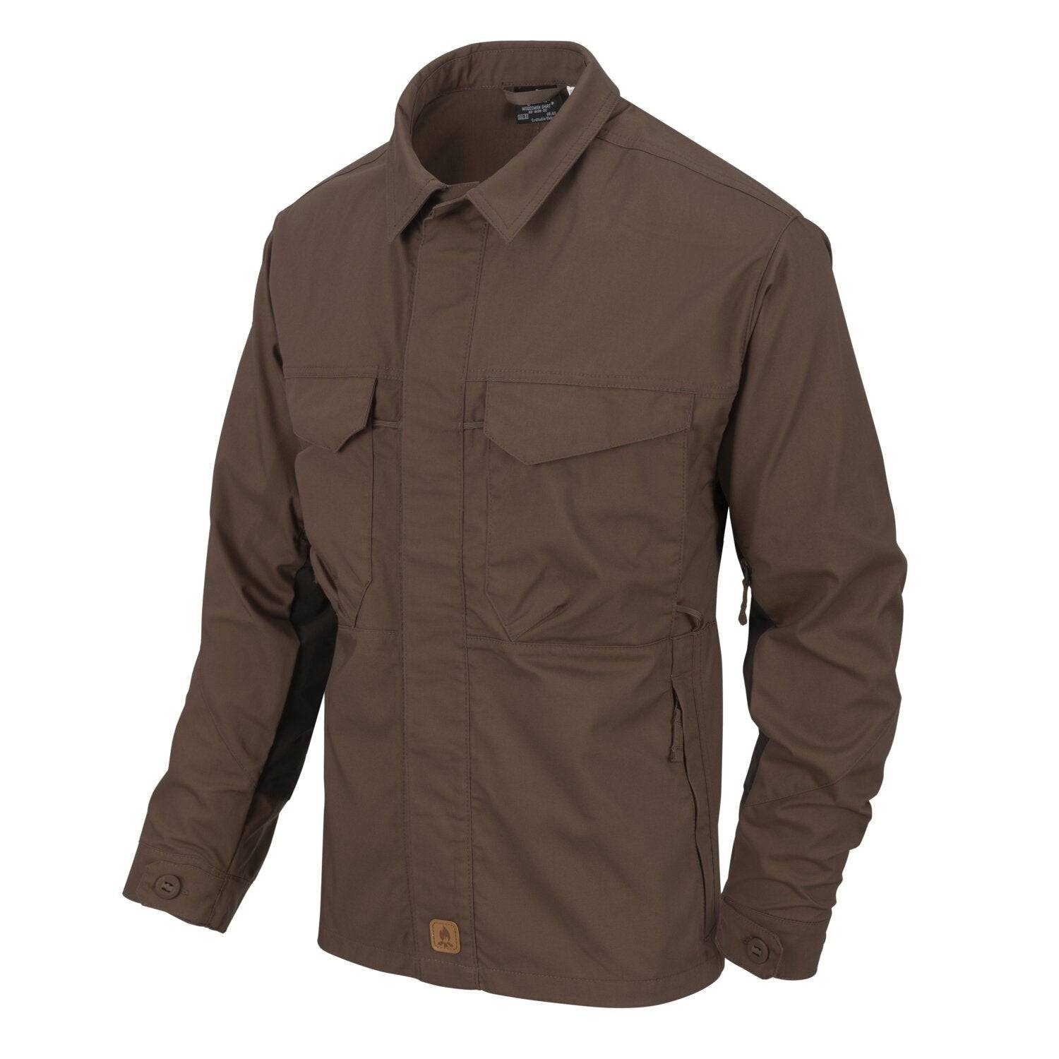 Helikon-Tex - Woodsman Shirt - Earth Brown / Sort - XL