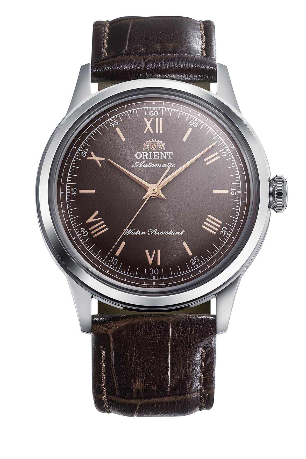 Orient Bambino 38 Automatisk med japansk garanti Klocka, Herr, Brun, RN-BB0004Y, Tillverkarens