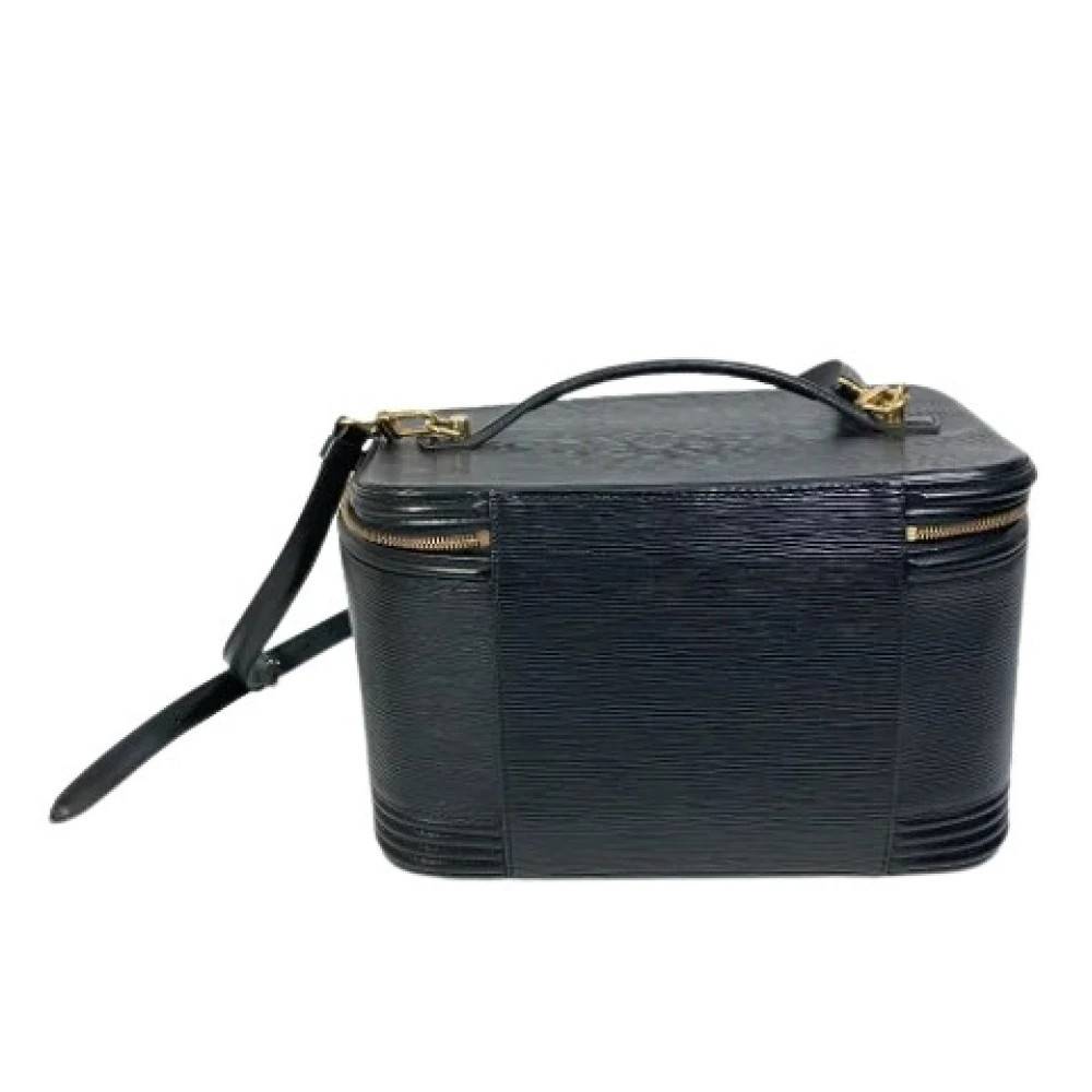 Louis Vuitton Vintage Pre-owned Vintage Epi Shoulder Vanity Bag - Vintage - Dame - Sort - ONE SIZE - Uld