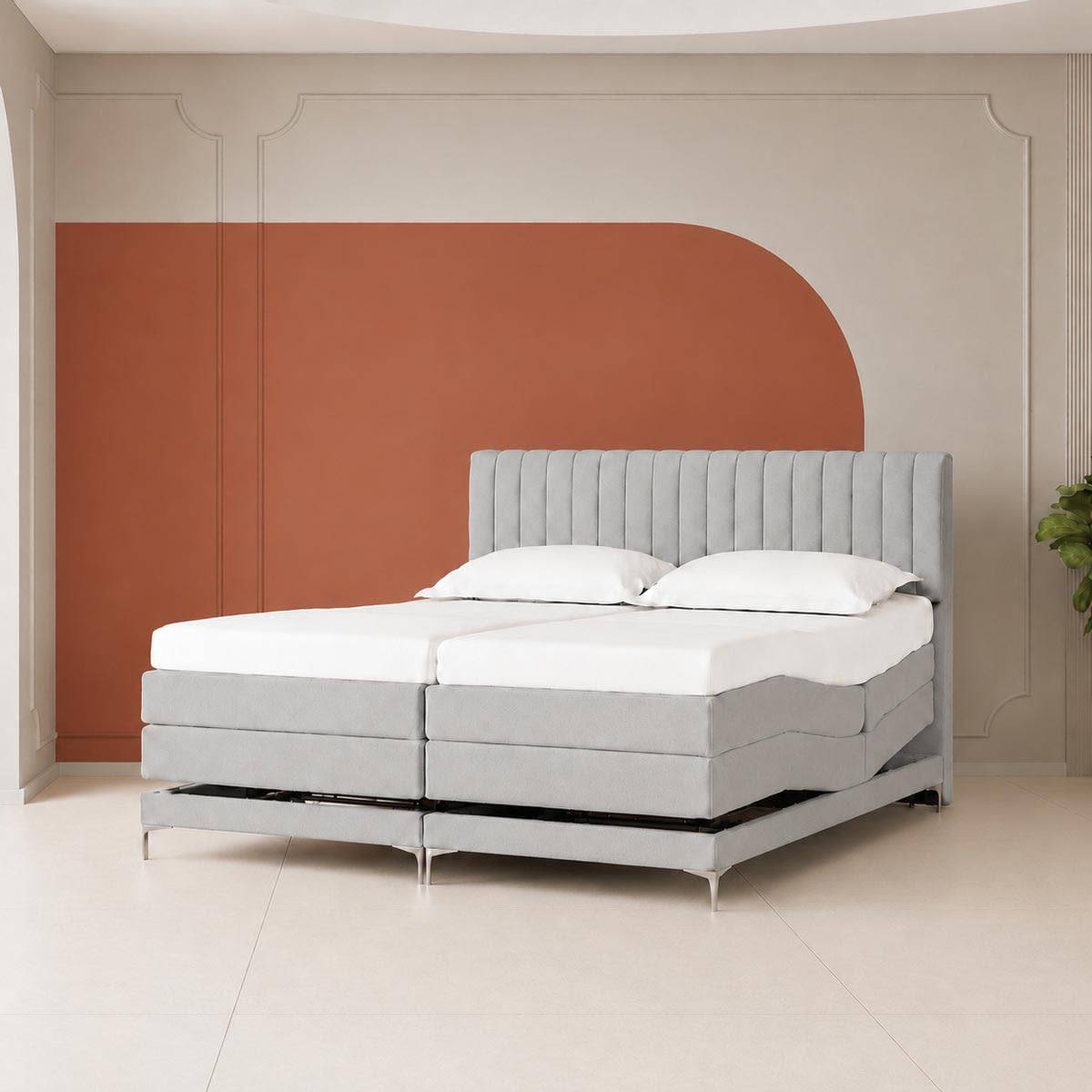 Elevationsseng - 180x200 - Casablanca Aurora