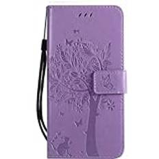 Flip Wallet Fodral För Poco X5 F5 X6 Pro M5 M5S telefonskal för For Xiaomi For Redmi Note 12 12S 4G 5G Läderkortväska Fickback, G2, Ljuslila, För Poco X6 Pro 5G