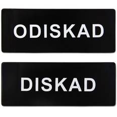 DISKREDA magnet för diskmaskin DISKAD/ODISKAD Svart 02