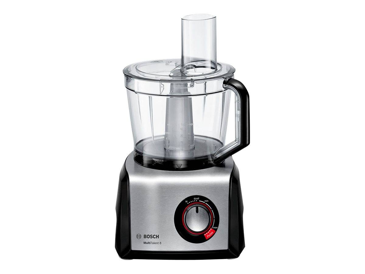 Bosch MultiTalent 8 MC812M865 Køkkenmaskine 3.9liter 1250W Børstet rustfrit stål/sort --> I externt lager, forväntat leveransdatum hos dig 11-03-2026