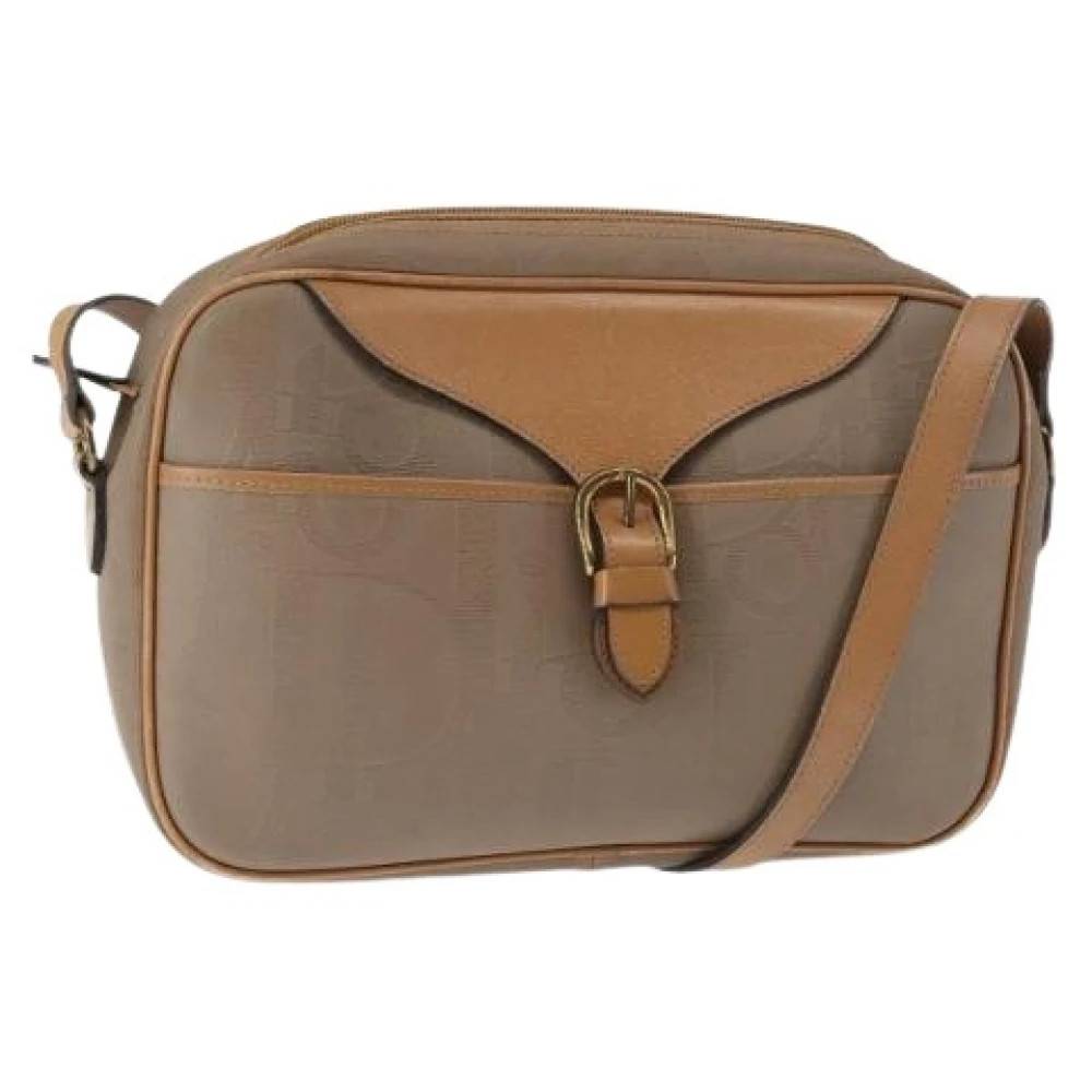Dior Vintage - Pre-owned Trotter Canvas Axelremsväska Vintage - Dam - ONE Size - Läder