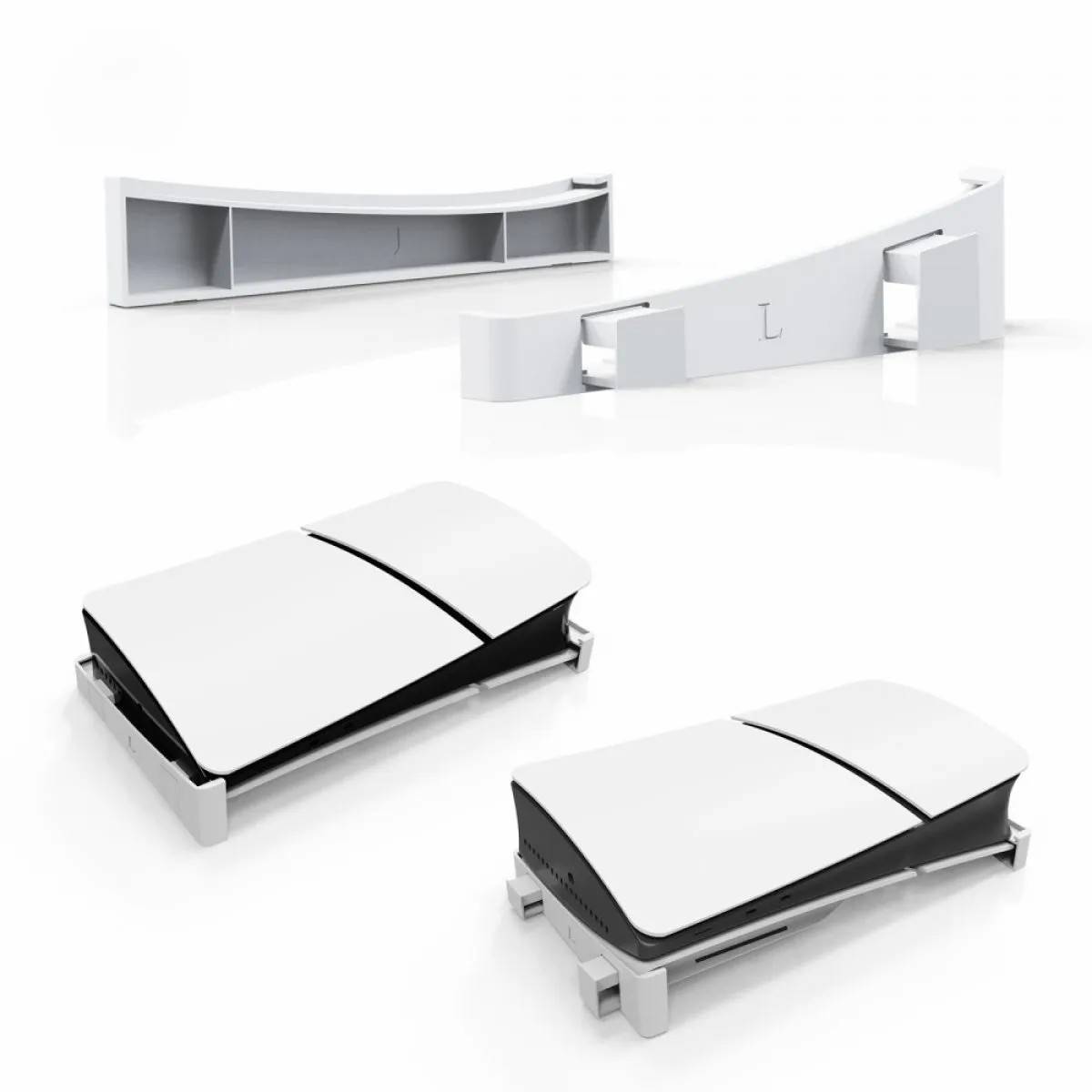 JYS PlayStation 5 Slim (Digital/Disc Edition) Ställ Vit
