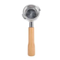 58mm Portafilter Bottomless 2 Ears Detachable Solid Wood and Stainless Steel Coffee Machine Style 2