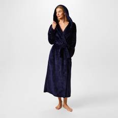 Biba Cosy Maxi Robe - Marineblå præget