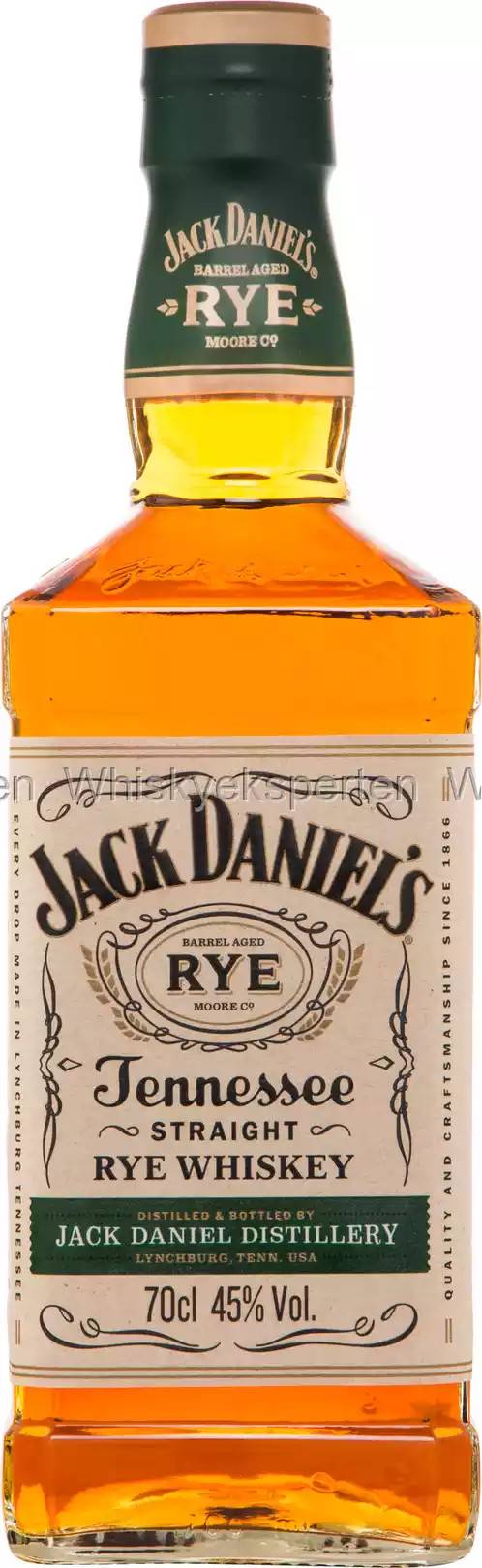 Jack Daniel's Tennessee Straight Rye 70 cl, 45%